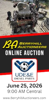 DIESEL ENGINES OF TEXAS Auction Ad